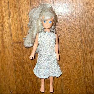 Vintage 1987 Totsy Dream Doll 11.5” W/ Dress-Platinum Blonde